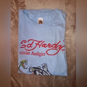 Ed Hardy Blue top